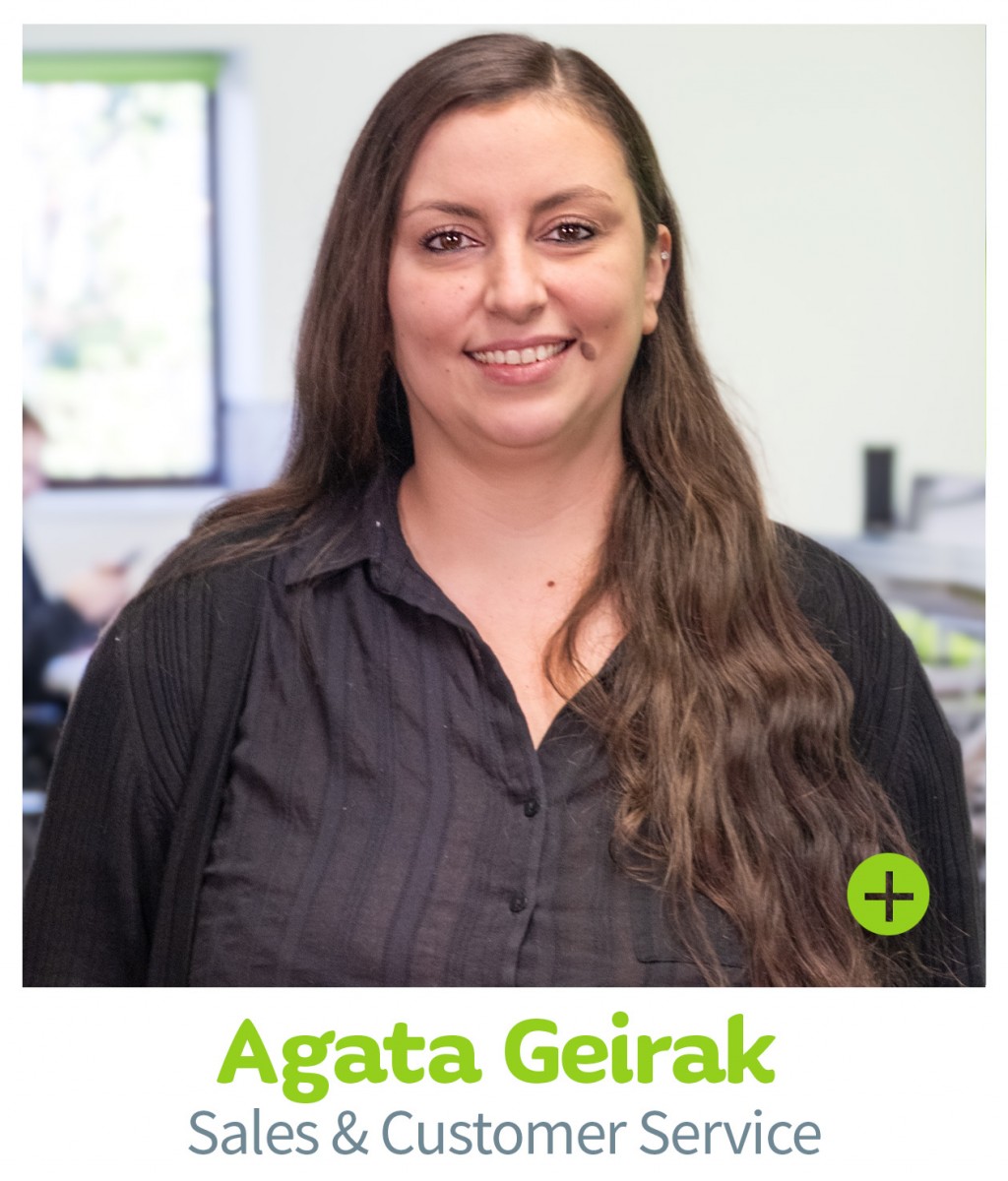 Agata Geirak, Sales & Customer Service, CIE Electronics