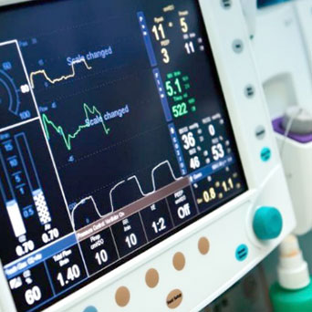 Ventilator display screen - cable supply